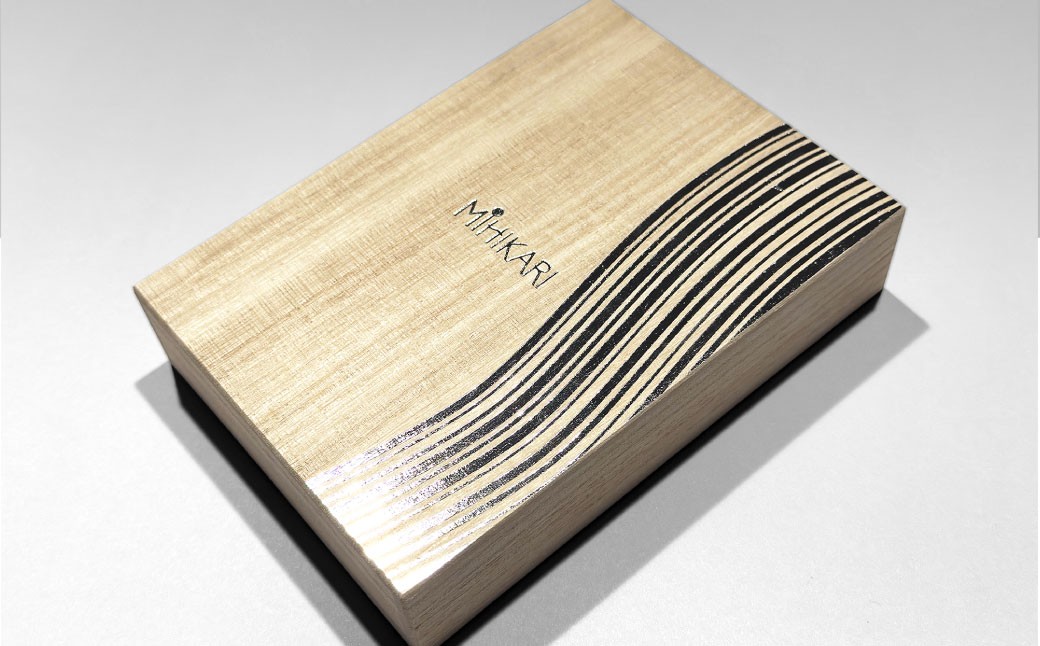 ジュラルミン 名刺入れ (青海波)