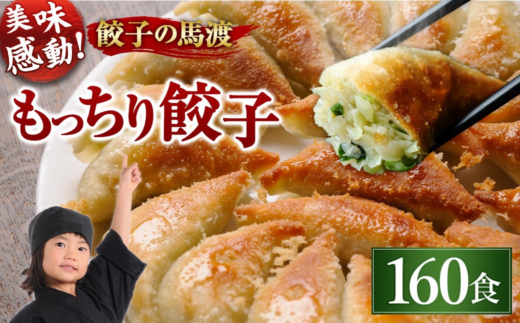 <馬渡のもっちり餃子160個>