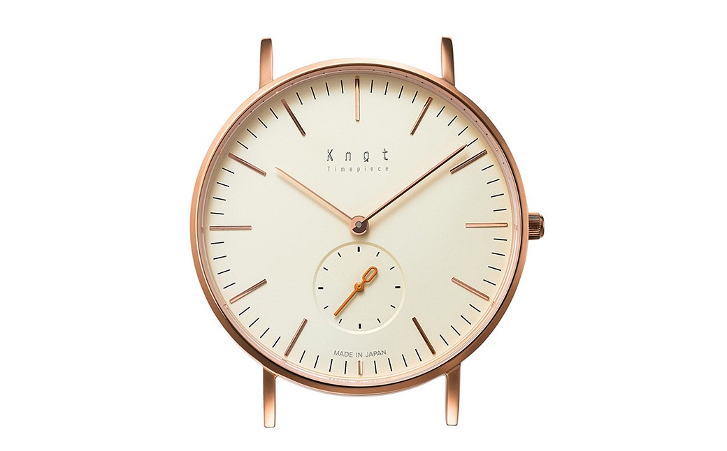 クラシックシリーズ スモールセコンド ローズゴールド×アイボリー （CS-36RGIV）