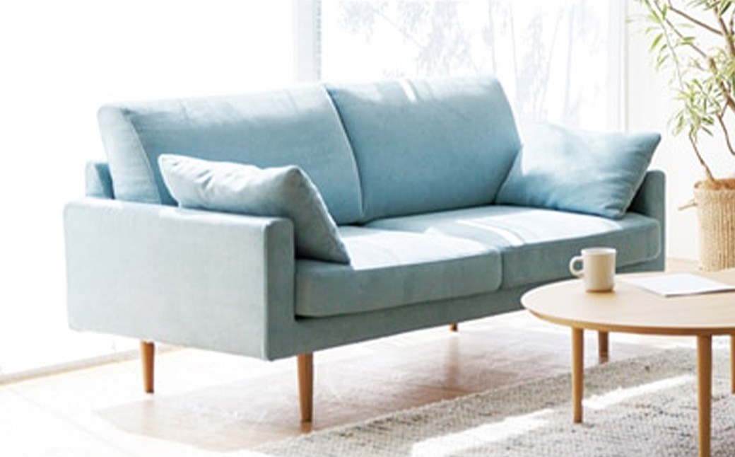 高野木工 LEO SOFA レオソファ 3人掛け オーク脚【5年保証】