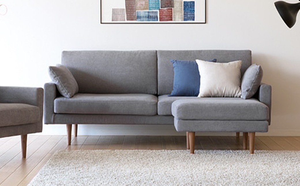 高野木工 LEO SOFA レオソファ 3人掛け オーク脚【5年保証】