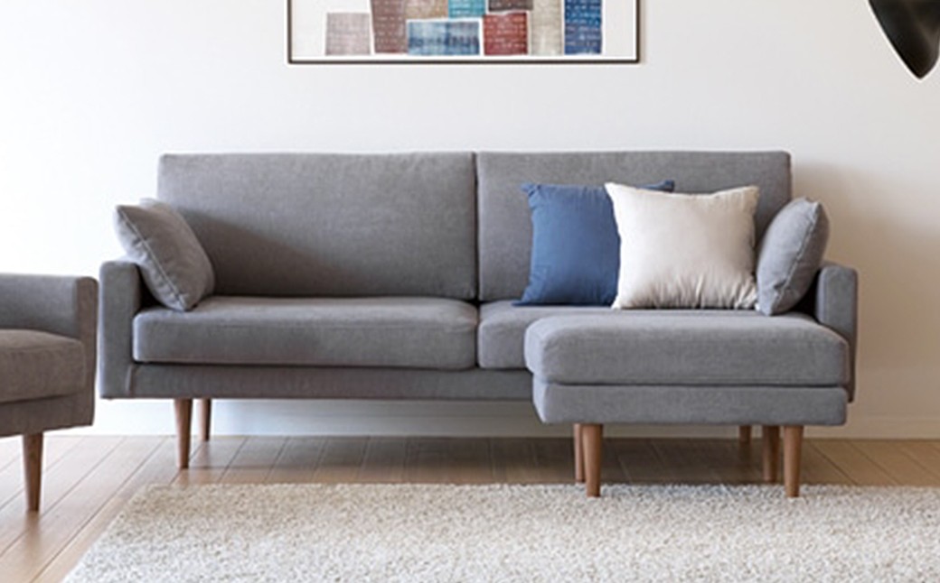 高野木工 LEO SOFA レオソファ 2.5人掛け ウォルナット脚【5年保証】