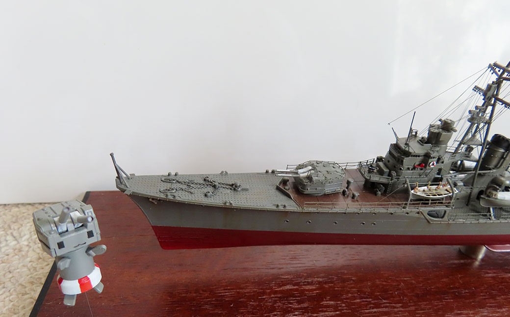 プロプラモデラーが作る！ 一点物 日本海軍 駆逐艦 「島風」 （連装砲ちゃん付き） 1944年 1／350 （完成品）