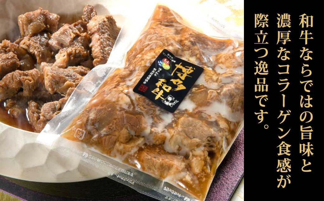 博多和牛の牛すじ煮込み 250g×2袋 計500g
