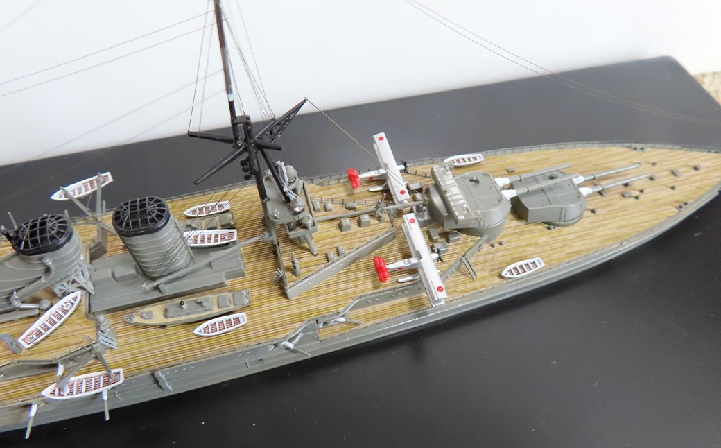プロプラモデラーが作る！ 一点物 日本海軍 戦艦 「長門」 1927年 1／700 （完成品） アオシマベースプラモデル