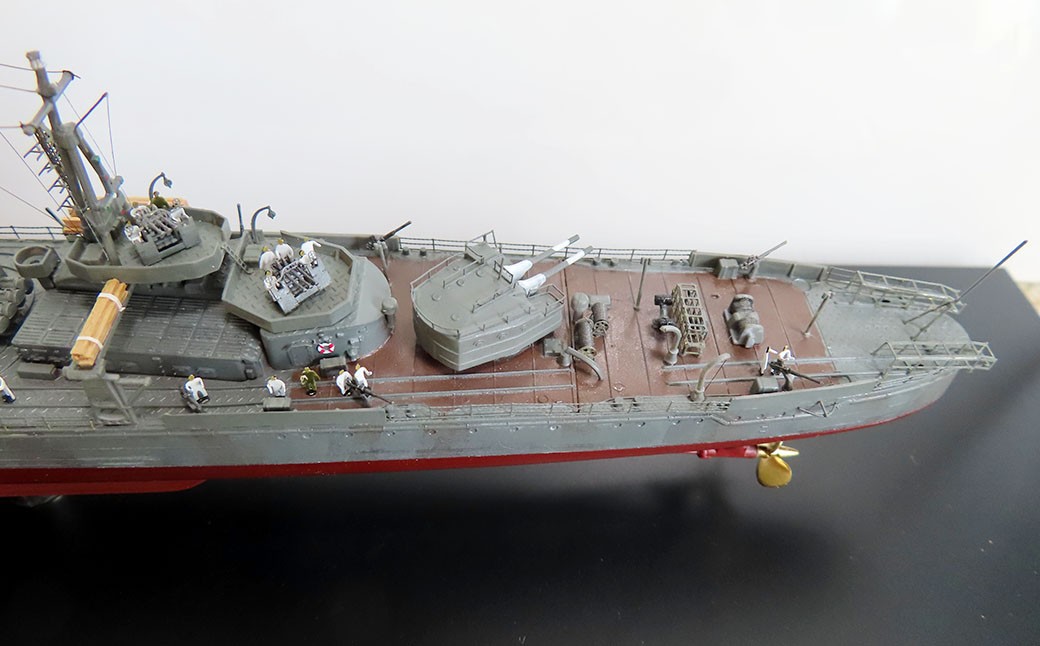 プロプラモデラーが作る！ 一点物 日本海軍 駆逐艦 「雪風」 1945年 1／350 （完成品） ハセガワベースプラモデル