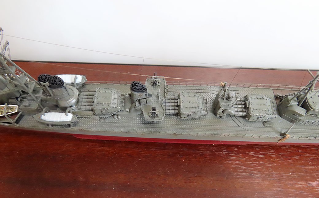 プロプラモデラーが作る！ 一点物 日本海軍 駆逐艦 「島風」 （連装砲ちゃん付き） 1944年 1／350 （完成品）