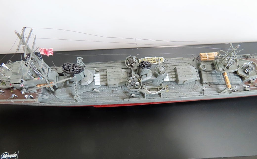 プロプラモデラーが作る！ 一点物 日本海軍 駆逐艦 「雪風」 1945年 1／350 （完成品） ハセガワベースプラモデル