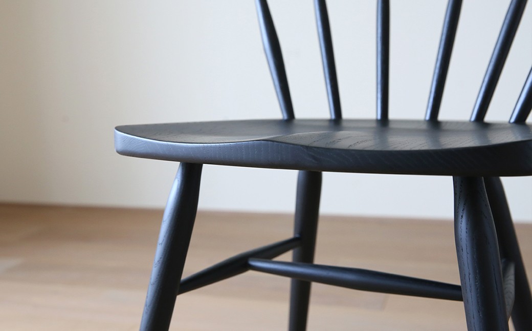 高野木工 UN CHAIR アンチェア オーク黒塗装【5年保証】