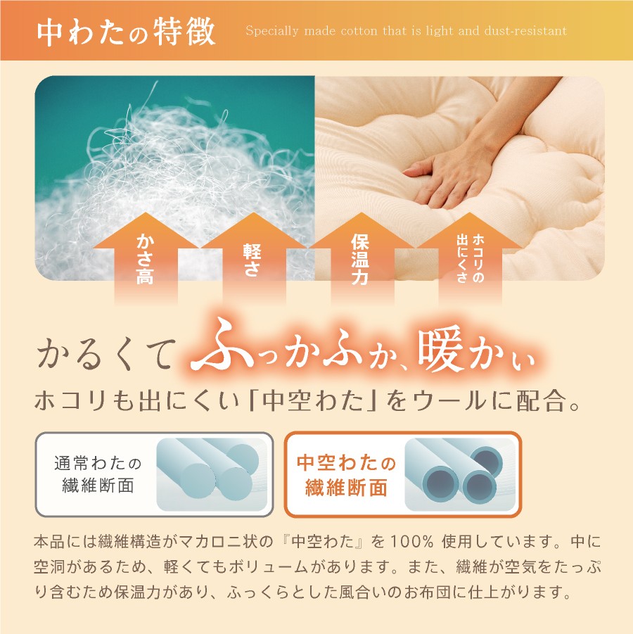 洗える 布団セット 3点 セミダブル フランス産プレミアムウール使用 寝具 掛け布団 敷布団 まくら 軽い