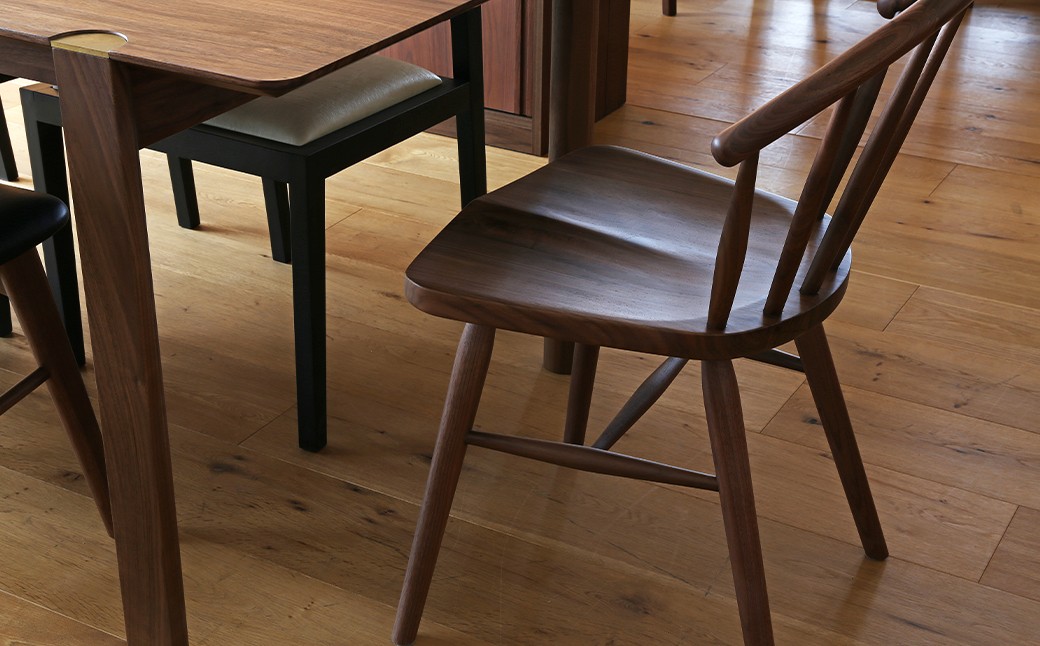 高野木工 UN CHAIR アンチェア ウォルナット【5年保証】