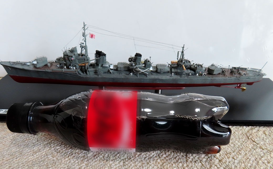 プロプラモデラーが作る！ 一点物 日本海軍 駆逐艦 「雪風」 1945年 1／350 （完成品） ハセガワベースプラモデル