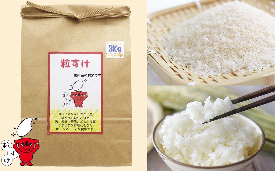 約4,000種の候補から選び抜かれた、千葉県オリジナルの新品種「粒すけ」