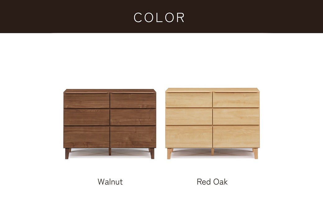 ゴールド120-3ローチェスト WN/RO