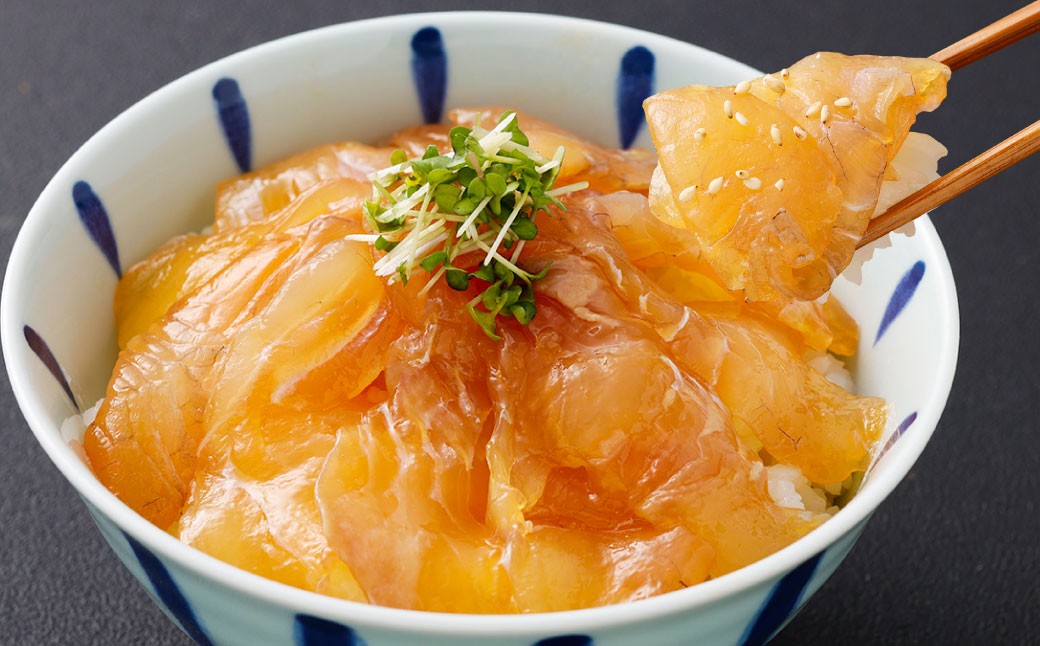 【 6回 定期便 】 北海道産 平目 漬け丼の具