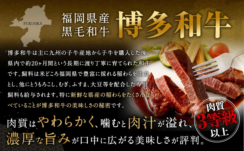 博多和牛ステーキ（ヒレ）6枚＋佐賀牛切り落とし400g
