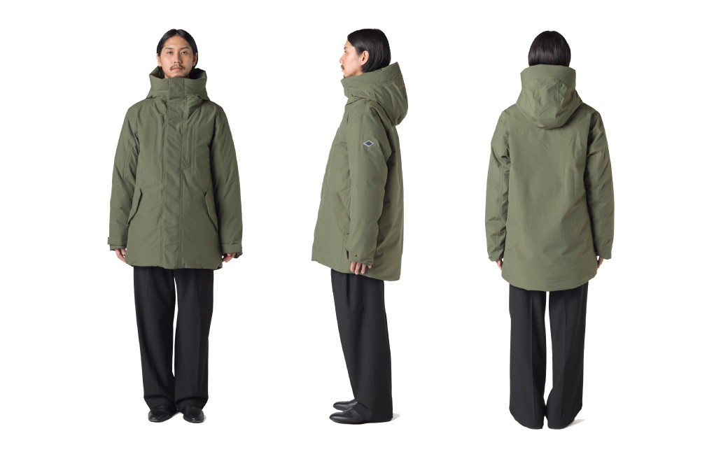 ＜UNISEX＞北海道ダウン：RETAR NUY／レタールヌイ［NITAY／ニタイ］DOWN COAT ［KHAKI］