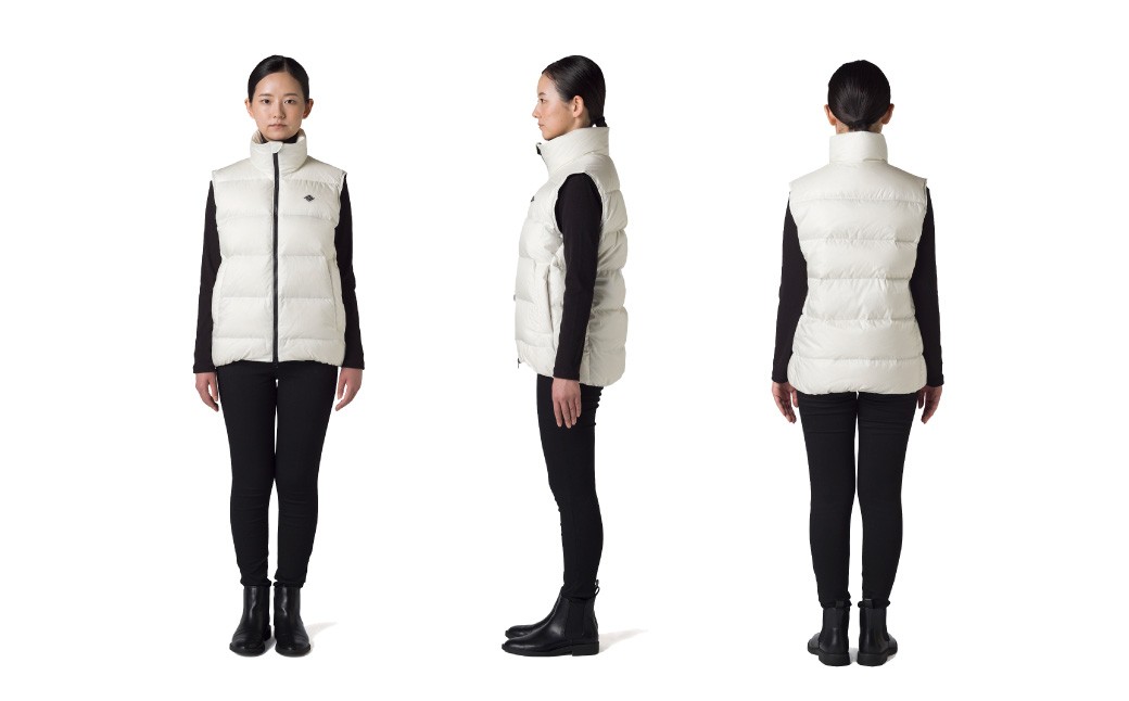 ＜UNISEX＞ 北海道ダウン：RETAR NUY／レタールヌイ［ESON／エソン］DOWN VEST［WHITE］