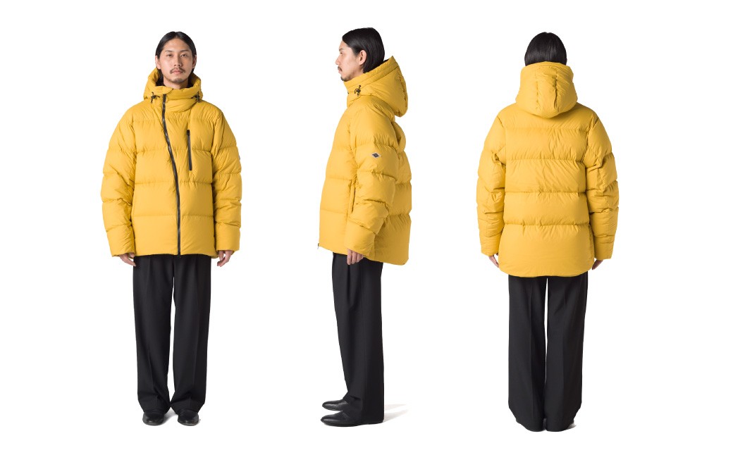 ＜UNISEX＞北海道ダウン：RETAR NUY／レタールヌイ［SOY／ソイ］DOWN PARKA ［MUSTARD］