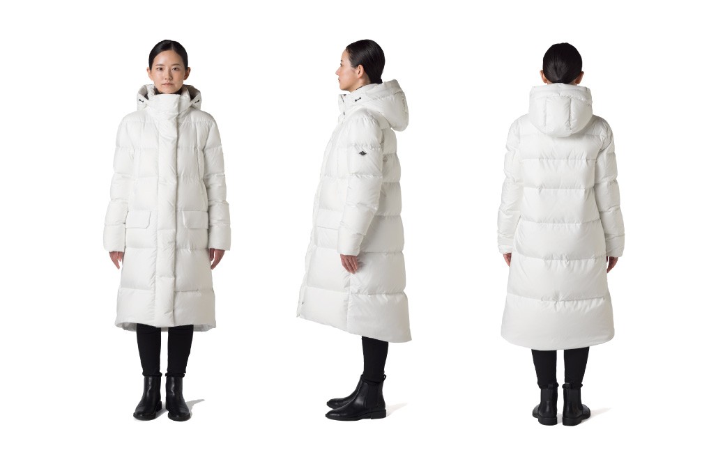 ＜WOMEN＞北海道ダウン：RETAR NUY／レタールヌイ［MAW 2／マウ 2］LONG DOWN COAT ［WHITE］