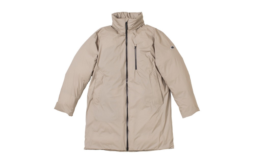 ＜UNISEX＞北海道ダウン：RETAR NUY/レタールヌイ［TANNE］LONG DOWN COAT［SAND BEIGE］