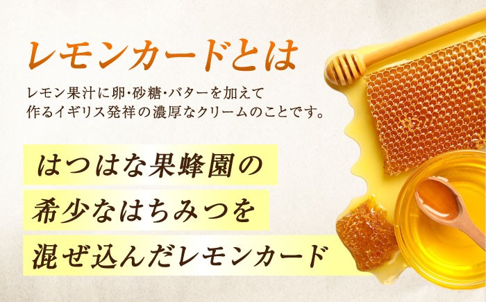 江田島産100％ はちみつ レモンカード檸檬の初恋 120g×3本セット ハチミツ バタークリーム 蜂蜜 広島 江田島