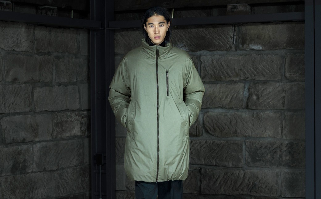 ＜UNISEX＞北海道ダウン：RETAR NUY/レタールヌイ［TANNE］LONG DOWN COAT［SAND BEIGE］