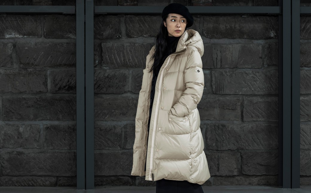 ＜WOMEN＞北海道ダウン：RETAR NUY／レタールヌイ［MAW 2／マウ 2］LONG DOWN COAT ［BLACK］
