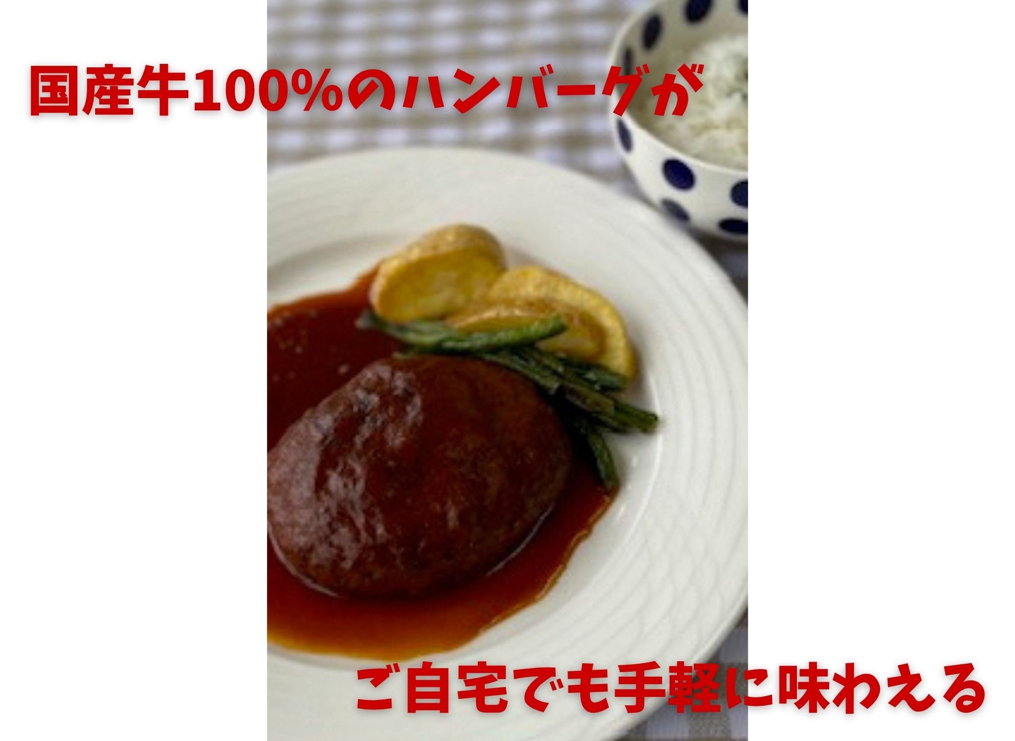 A-5. 蒲原牛レストランハンバーグセット