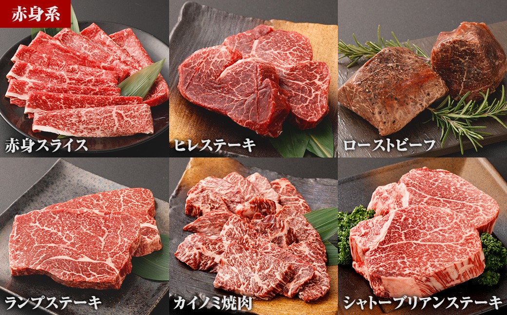 【6カ月定期便】毎月お届け! おおいた和牛を贅沢に味わい尽くす半年間定期便/赤身系