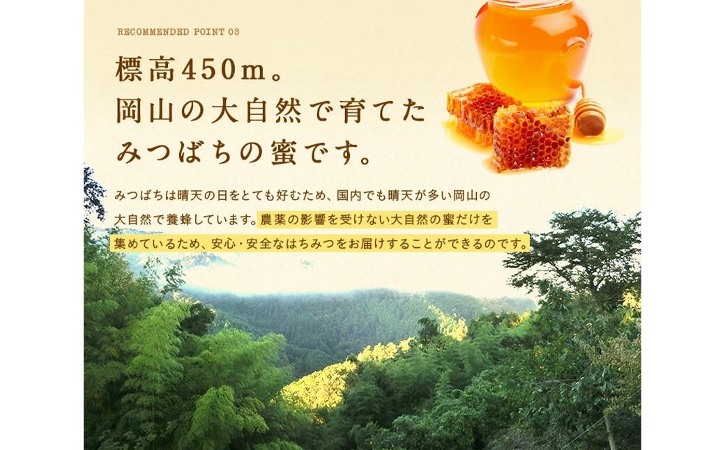 生はちみつ専門店ふくみつの国産純粋はちみつ 1kg