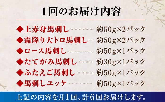 国産 熊本 馬刺し 食べ比べ セット 上赤身 霜降り 大トロ フタエゴ たてがみ ロース ユッケ タレ付き 冷凍 おつまみ 晩酌