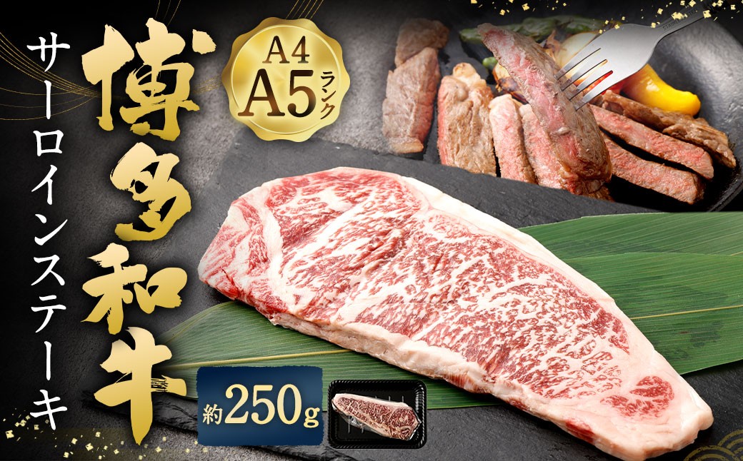 【A4・A5】博多和牛 サーロインステーキ 約250g（約250g×1P）