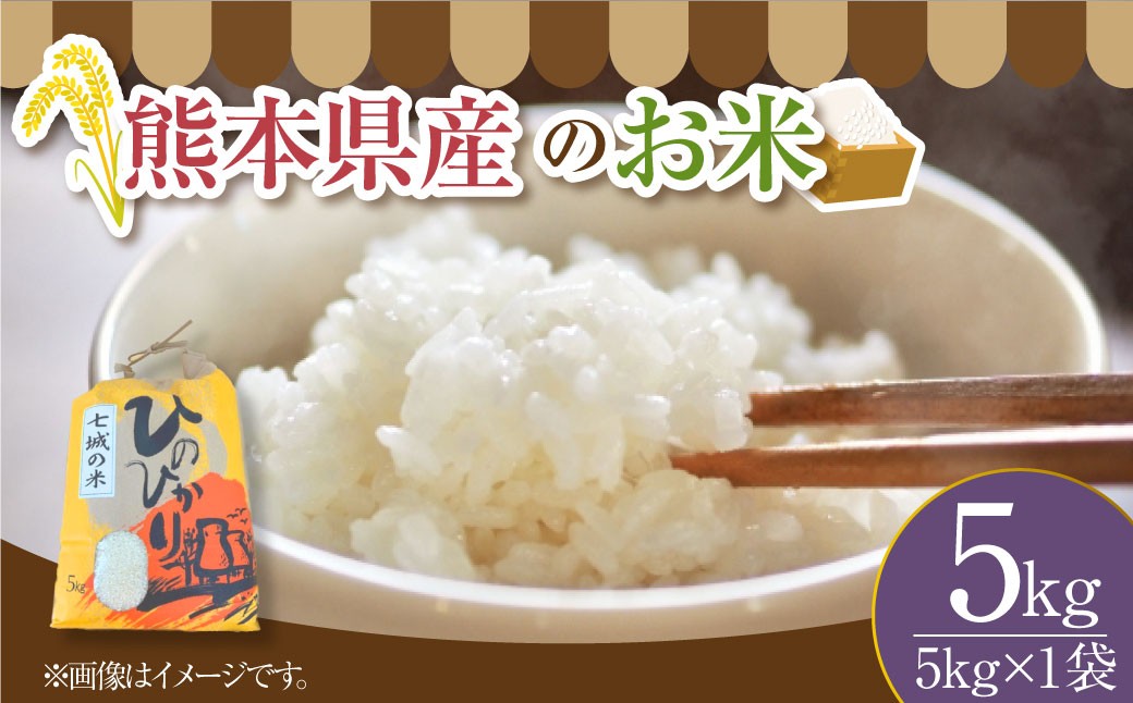 【令和7年度産】 熊本県（七城） 産のお米5kg