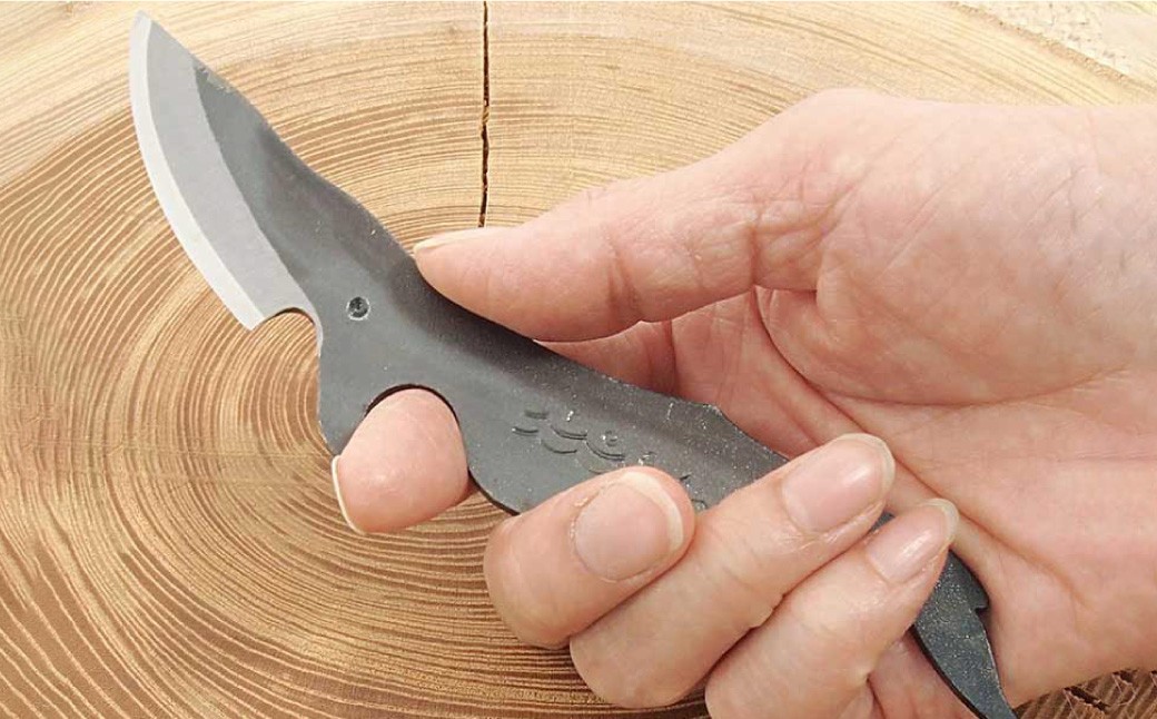 ミニナイフ くじらナイフ ミンククジラA型 ケース付き