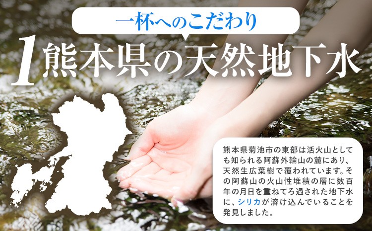 【6ヶ月定期便】シリカ水（500ml×24本）×2箱×6回 計288本 ミネラルウォーター【メロンドーム】