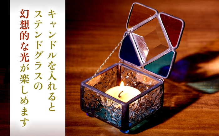 ガラス細工 アクセサリー 置物 インテリア ステンドグラス