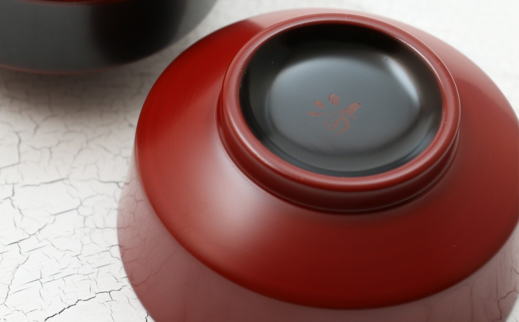 【朱】 【滴生舎】 浄法寺漆器 盃 （浅型）