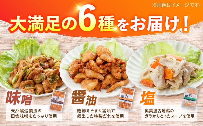 鶏ちゃん 国産 鶏肉 若鶏 鶏むね肉 むね肉 胸肉 ご当地グルメ ソウルフード 味付き 小分け 真空パック 味噌味 醤油味 塩味