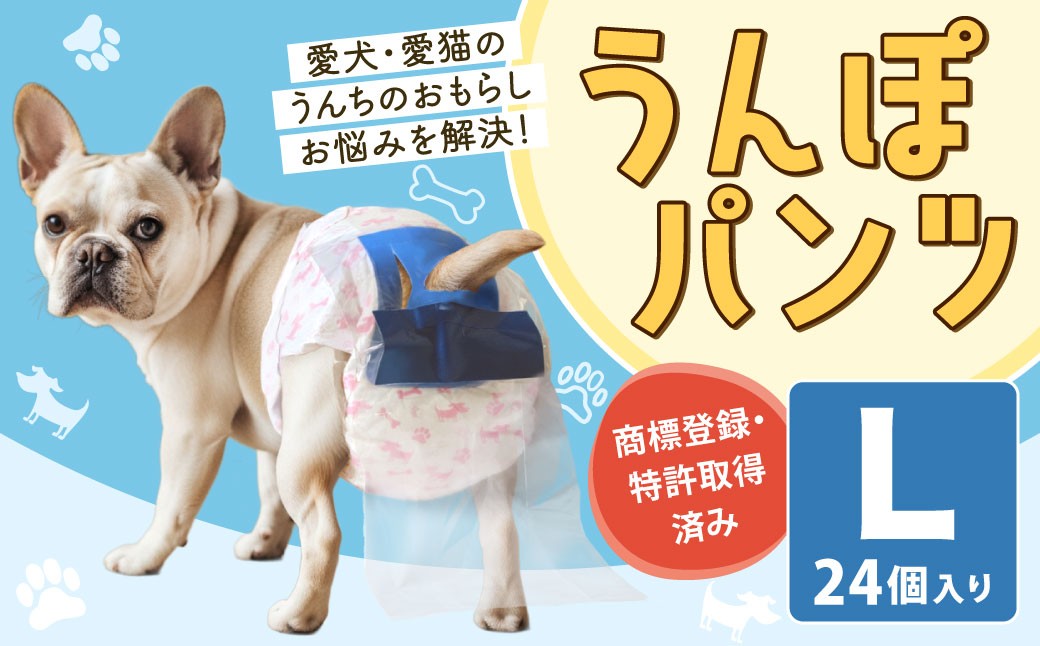 うんぽパンツ Lサイズ 24個入り