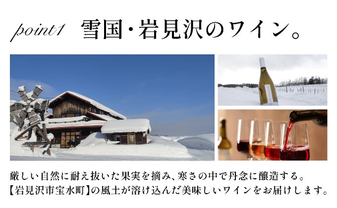 北海道岩見沢市の風土を生かした宝水ワイナリー「雪の系譜」ワイン２本セット（赤・白）【31007】