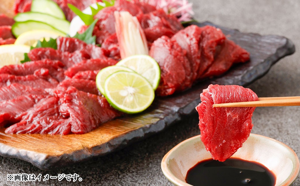 【定期便6回】 【フジチク ふじ馬刺し】 国産 馬刺し 赤身 400g（約100g×4個）×6回 計2.4kg