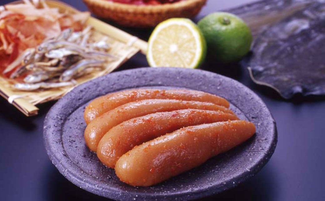 博多優美堂 訳あり 【氷温熟成 博多辛子明太子】 無着色切子 (切小) 約500g (250g×2個) 