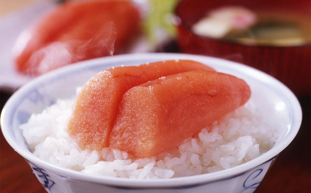 博多優美堂 訳あり 【氷温熟成 博多辛子明太子】 無着色切子 (切小) 約500g (250g×2個) 