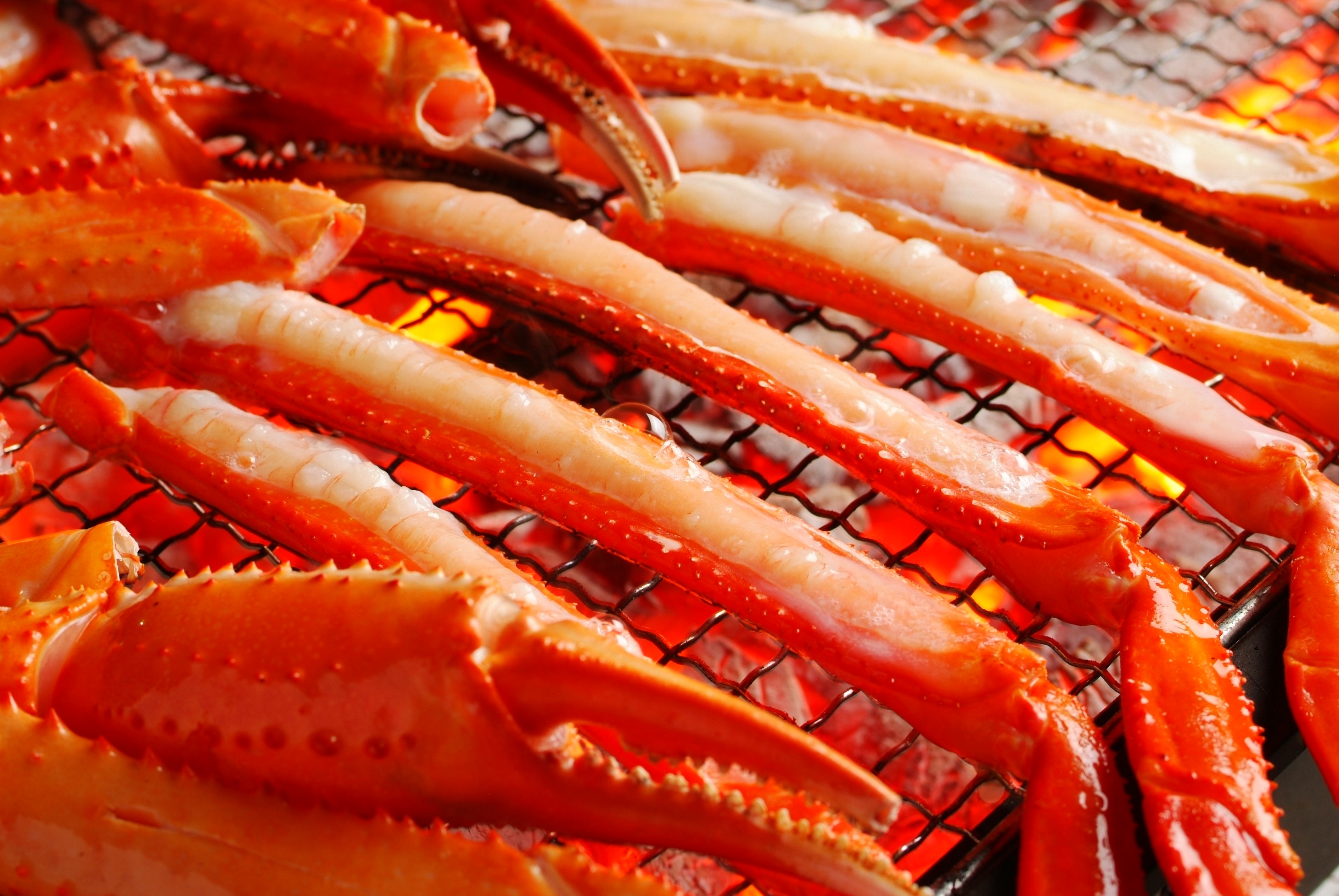 焼きガニでどうぞ。