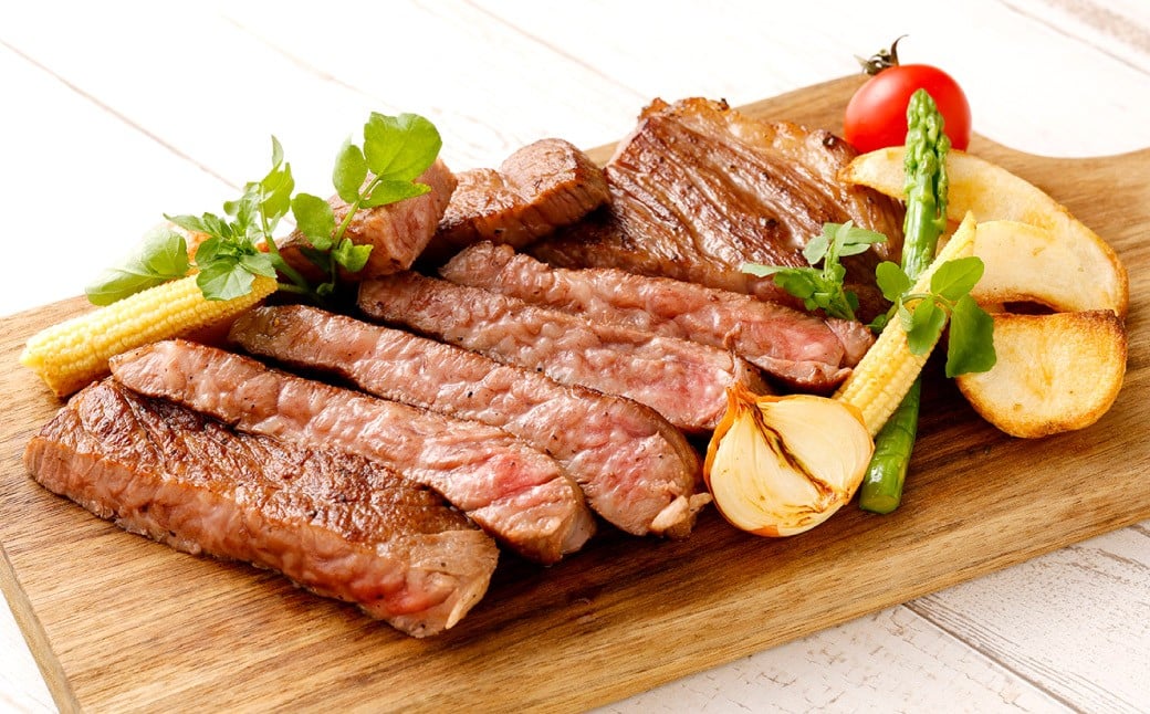 なぎビーフ（希少部位ハネシタステーキ）ステーキカット 600g（300g × 2）