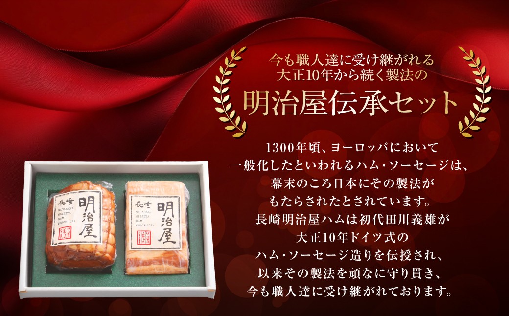 【数量限定】明治屋伝承セット ロースハム ベーコン