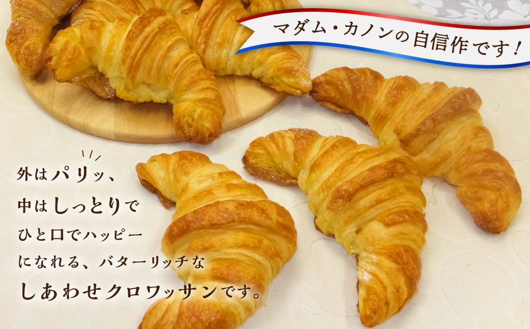 マダム特製 クロワッサン 2種 各5個 計10個 ( バター・チョコ ) パン お菓子 冷凍