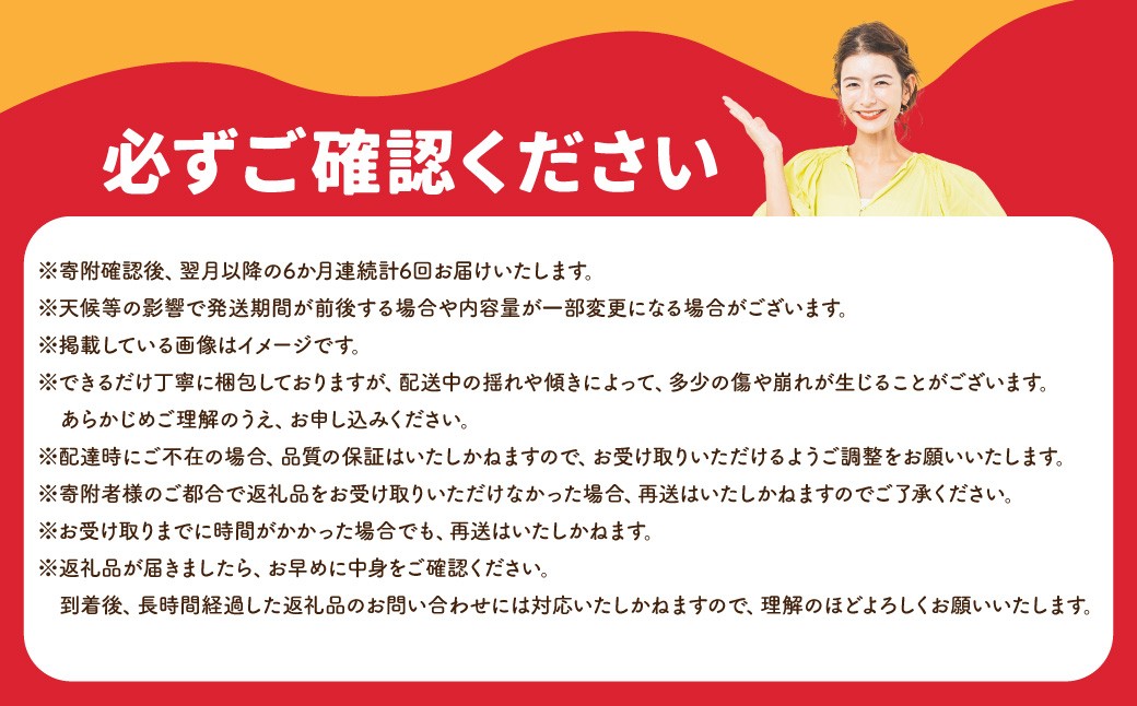 【6ヶ月連続定期便】スザンヌが選ぶ熊本ギフト 果物定期便6ヶ月