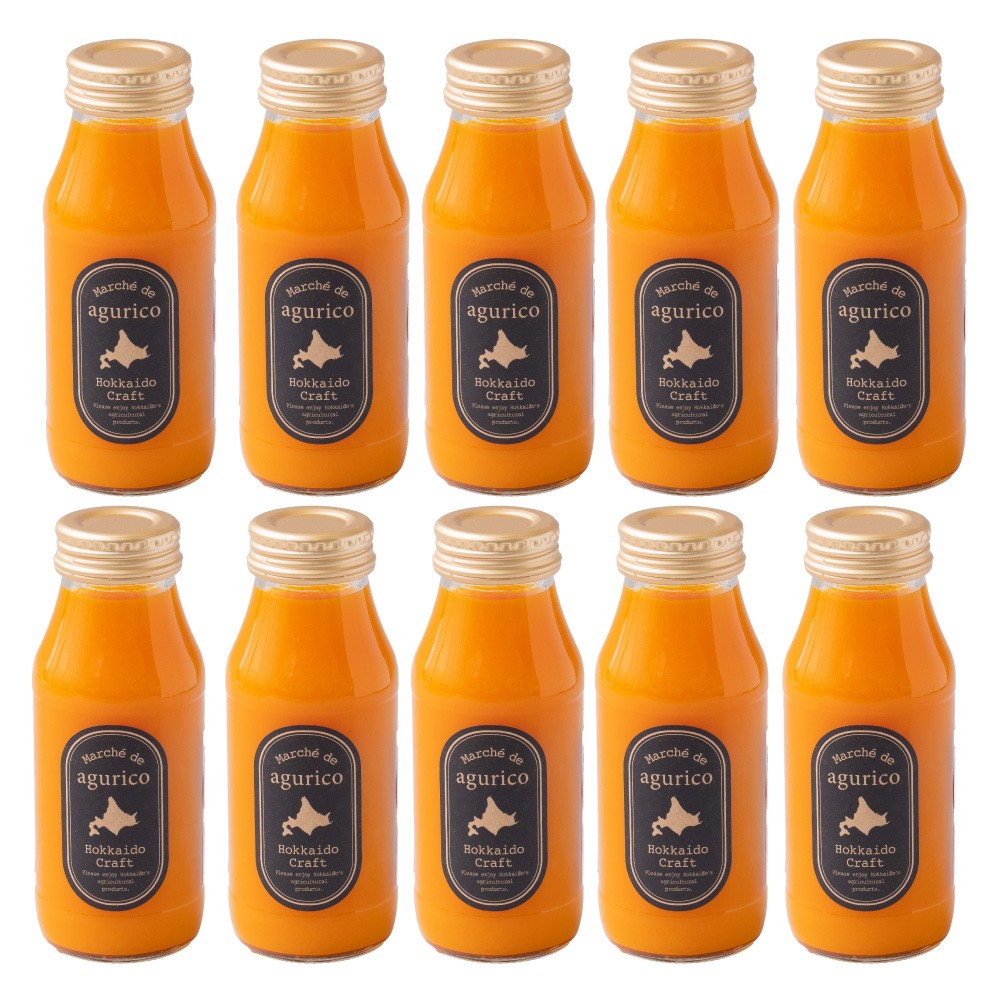 北海道産 agurico 人参ミックスジュース 180ml 10本入り
